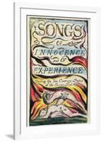 Combined Title Page from 'Songs of Innocence and of Experience', Plate 2 of Bentley Copy L-William Blake-Framed Giclee Print