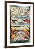 Combined Title Page from 'Songs of Innocence and of Experience', Plate 2 of Bentley Copy L-William Blake-Framed Giclee Print