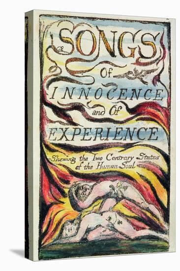 Combined Title Page from 'Songs of Innocence and of Experience', Plate 2 of Bentley Copy L-William Blake-Stretched Canvas