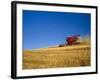 Combines Harvesting Crop, Palouse, Washington, USA-Terry Eggers-Framed Photographic Print