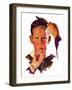 "Combing His Hair,"July 9, 1938-Douglas Crockwell-Framed Giclee Print