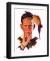 "Combing His Hair,"July 9, 1938-Douglas Crockwell-Framed Giclee Print