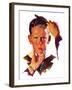 "Combing His Hair,"July 9, 1938-Douglas Crockwell-Framed Giclee Print