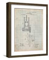 Combustion Engine Patent 1877-Cole Borders-Framed Art Print