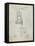Combustion Engine Patent 1877-Cole Borders-Framed Stretched Canvas