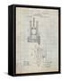 Combustion Engine Patent 1877-Cole Borders-Framed Stretched Canvas