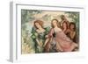 Come, and Trip it as You Go, on the Light Fantastic Toe-Robert Anning Bell-Framed Giclee Print