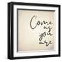 Come As You Are-Kimberly Allen-Framed Art Print