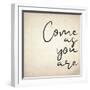 Come As You Are-Kimberly Allen-Framed Premium Giclee Print