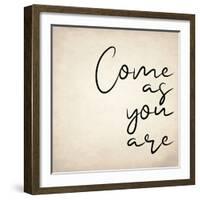 Come As You Are-Kimberly Allen-Framed Art Print