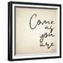 Come As You Are-Kimberly Allen-Framed Premium Giclee Print
