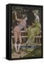 Come Be My Love-Walter Crane-Framed Stretched Canvas