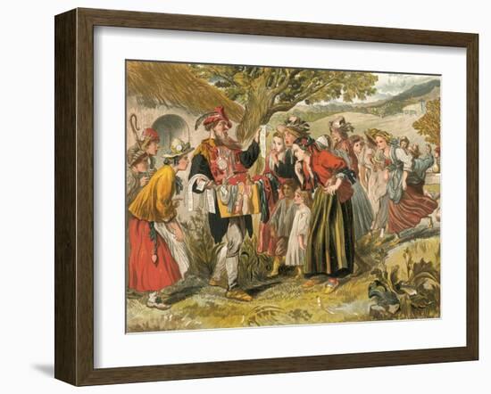 Come Buy of Me-Sir John Gilbert-Framed Giclee Print