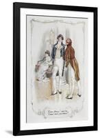 Come Darcy, I Must Have You Dance. Illustration To 'Pride and Prejudice'-Charles Edmund Brock-Framed Giclee Print