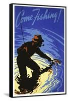 Come Fishing-null-Framed Stretched Canvas