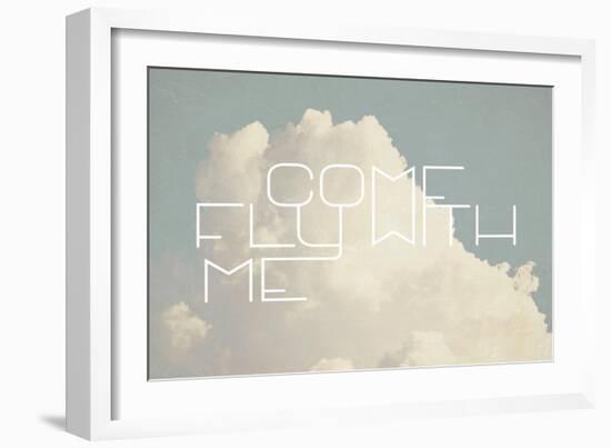 Come Fly with Me-Vintage Skies-Framed Giclee Print