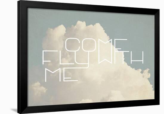 Come Fly with Me-Vintage Skies-Framed Giclee Print