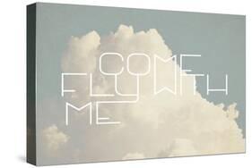 Come Fly with Me-Vintage Skies-Stretched Canvas