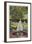 Come into the Garden Maud-Eleanor Fortescue Brickdale-Framed Art Print