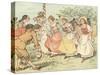 Come Lasses and Lads-Randolph Caldecott-Stretched Canvas