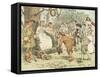 Come Lasses and Lads-Randolph Caldecott-Framed Stretched Canvas