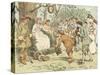 Come Lasses and Lads-Randolph Caldecott-Stretched Canvas