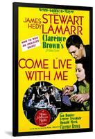 Come Live with Me - Movie Poster Reproduction-null-Framed Photo