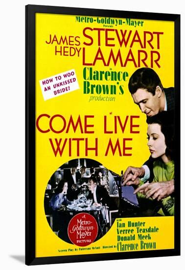 Come Live with Me - Movie Poster Reproduction-null-Framed Photo