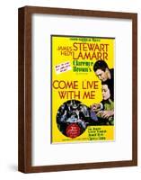 Come Live with Me - Movie Poster Reproduction-null-Framed Photo