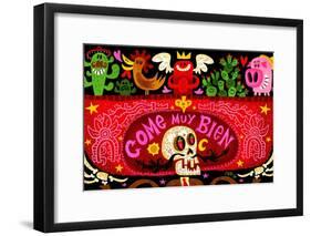 Come Muy Bien-Jorge R. Gutierrez-Framed Art Print