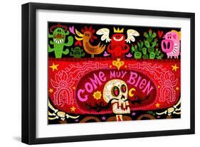 Come Muy Bien-Jorge R. Gutierrez-Framed Art Print