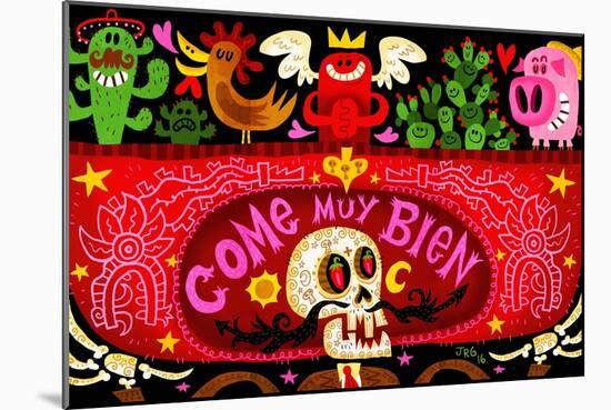 Come Muy Bien-Jorge R. Gutierrez-Mounted Art Print