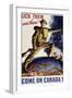Come on Canada, World War II Propaganda Poster, Canada, 20th Century-null-Framed Giclee Print
