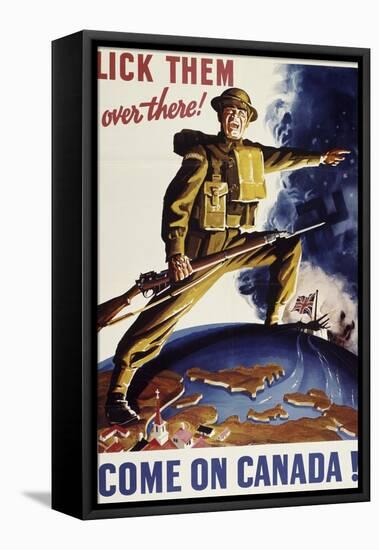 Come on Canada, World War II Propaganda Poster, Canada, 20th Century-null-Framed Stretched Canvas