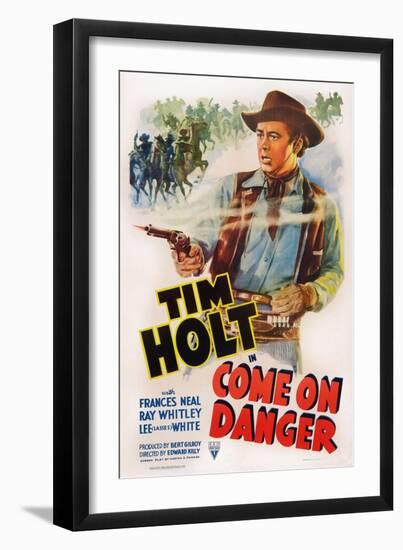 Come on Danger, Tim Holt, 1942-null-Framed Art Print