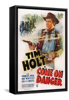 Come on Danger, Tim Holt, 1942-null-Framed Stretched Canvas