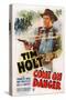 Come on Danger, Tim Holt, 1942-null-Stretched Canvas