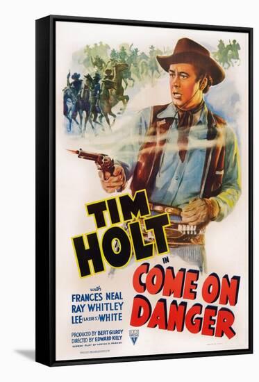 Come on Danger, Tim Holt, 1942-null-Framed Stretched Canvas
