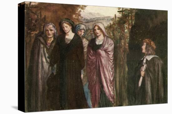 Come Pensive Nun, Devout and Pure, Sober, Steadfast, and Demure-Robert Anning Bell-Stretched Canvas