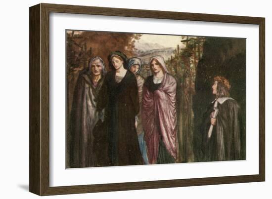 Come Pensive Nun, Devout and Pure, Sober, Steadfast, and Demure-Robert Anning Bell-Framed Giclee Print