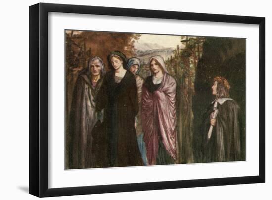 Come Pensive Nun, Devout and Pure, Sober, Steadfast, and Demure-Robert Anning Bell-Framed Giclee Print