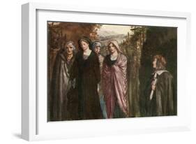 Come Pensive Nun, Devout and Pure, Sober, Steadfast, and Demure-Robert Anning Bell-Framed Giclee Print