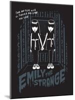 Come Play With Me Twins-Emily the Strange-Mounted Poster