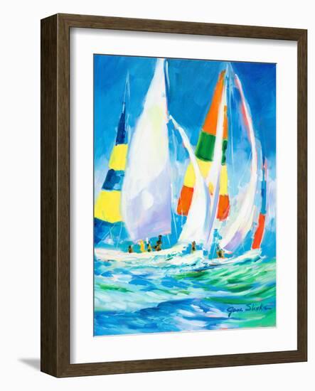 Come Sail Away-Jane Slivka-Framed Premium Giclee Print