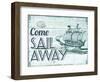 Come Sail Away-The Saturday Evening Post-Framed Giclee Print