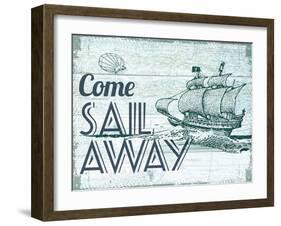 Come Sail Away-The Saturday Evening Post-Framed Giclee Print