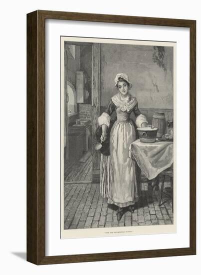 Come, Stir the Christmas Pudding!-George Adolphus Storey-Framed Giclee Print