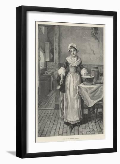 Come, Stir the Christmas Pudding!-George Adolphus Storey-Framed Giclee Print