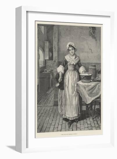 Come, Stir the Christmas Pudding!-George Adolphus Storey-Framed Giclee Print