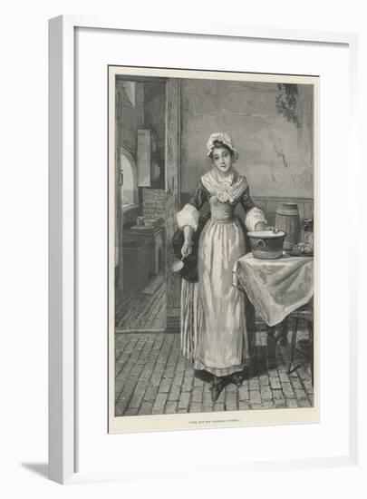Come, Stir the Christmas Pudding!-George Adolphus Storey-Framed Giclee Print